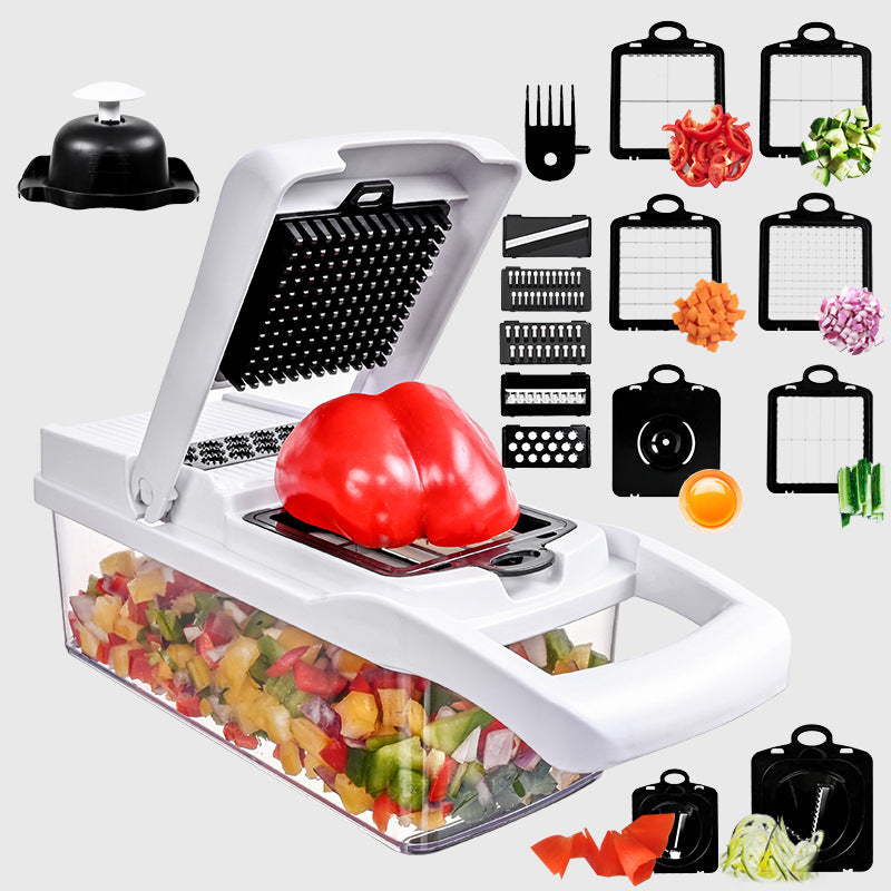 Multi-Functional Vegetable Chopper & Slicer Set – (15, 19, 22, or 26-Piece Sets Available)
