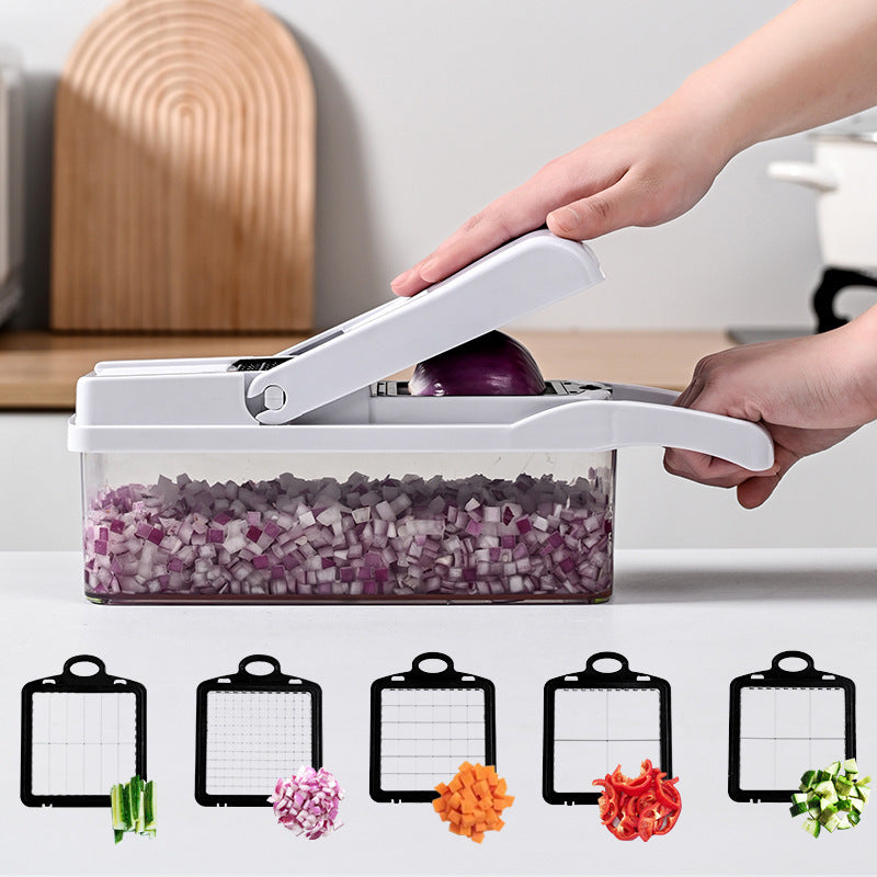 Multi-Functional Vegetable Chopper & Slicer Set – (15, 19, 22, or 26-Piece Sets Available)