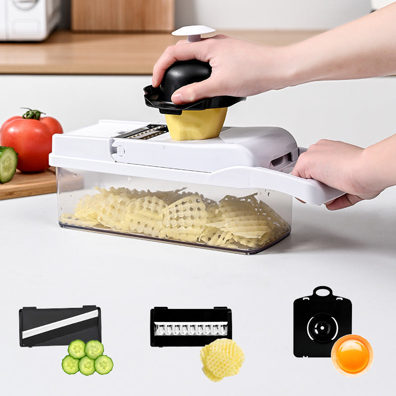 Multi-Functional Vegetable Chopper & Slicer Set – (15, 19, 22, or 26-Piece Sets Available)